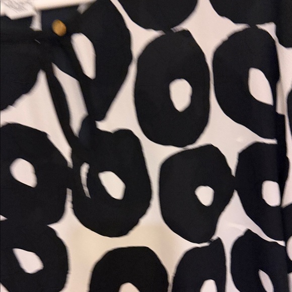 Joseph Ribkoff Monochrome Circle Print Blouse - Picture 5 of 6